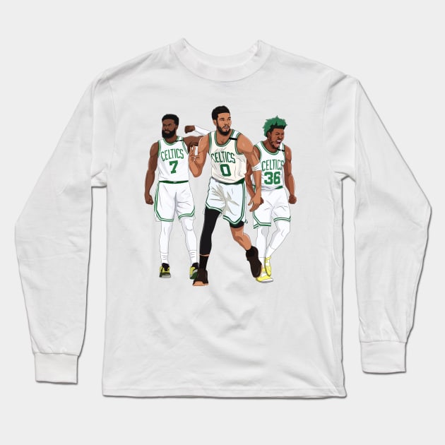 The Big 3 Long Sleeve T-Shirt by xavierjfong